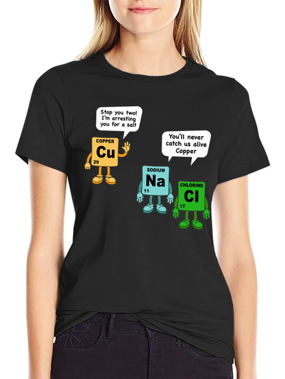 Chemistry Pun T-Shirt - Element Arrest Design