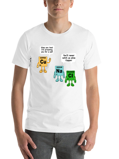Chemistry Pun T-Shirt - Element Arrest Design