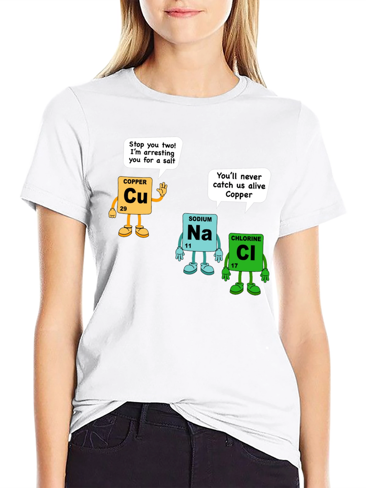 Chemistry Pun T-Shirt - Element Arrest Design