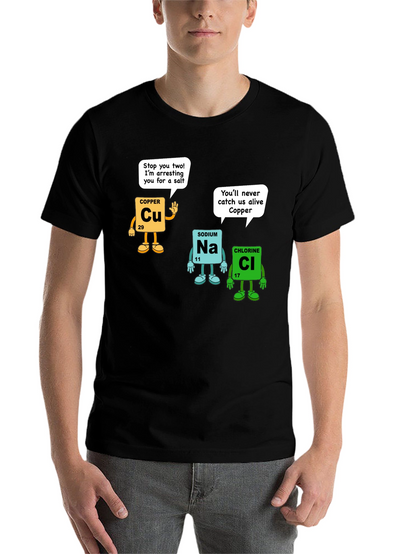 Chemistry Pun T-Shirt - Element Arrest Design
