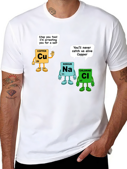 Chemistry Pun T-Shirt - Element Arrest Design