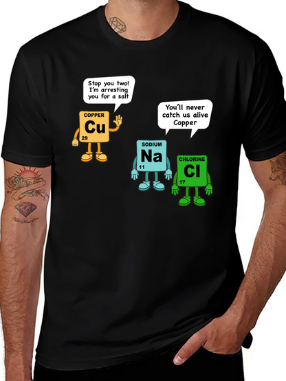 Chemistry Pun T-Shirt - Element Arrest Design