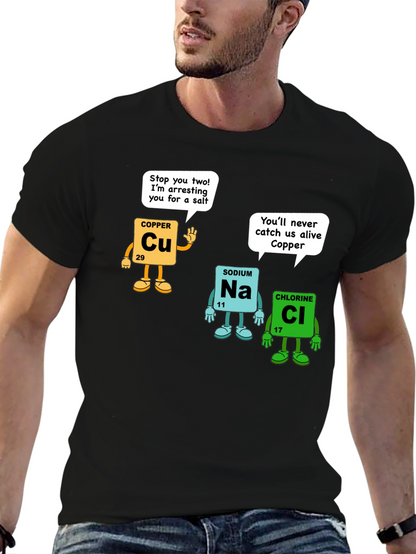 Chemistry Pun T-Shirt - Element Arrest Design