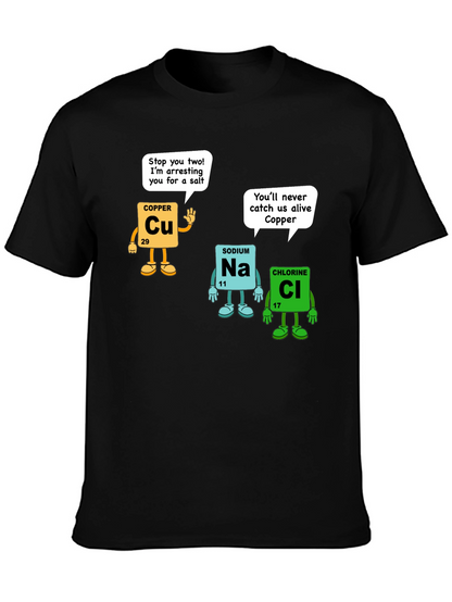Chemistry Pun T-Shirt - Element Arrest Design