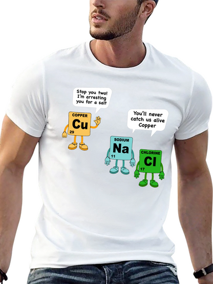 Chemistry Pun T-Shirt - Element Arrest Design