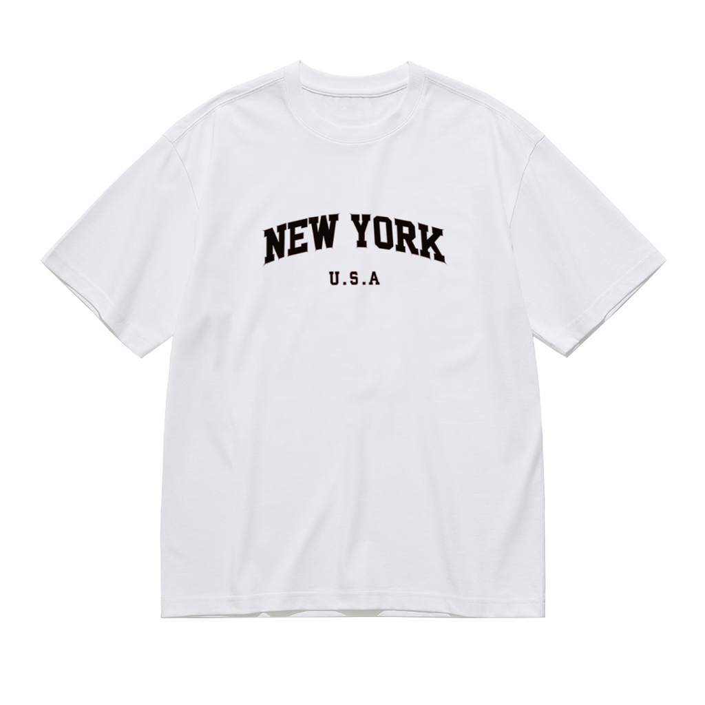 Classic Varsity New York USA City Text Tee