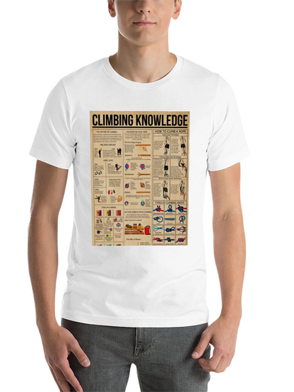 Climbing Knowledge Graphic T-Shirt
