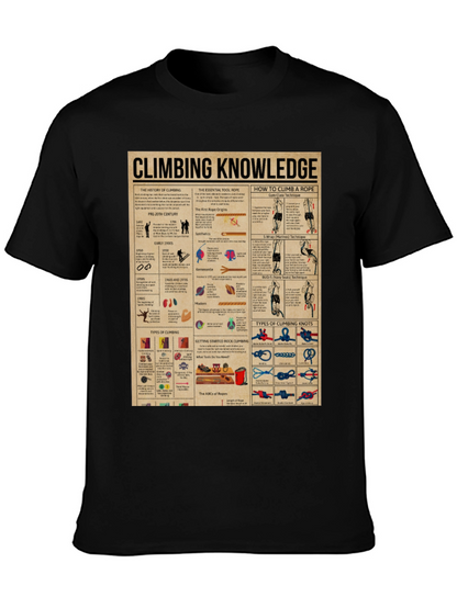 Climbing Knowledge Graphic T-Shirt