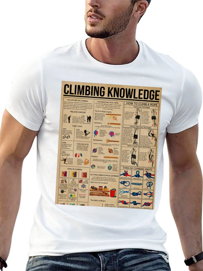 Climbing Knowledge Graphic T-Shirt