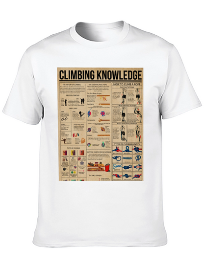Climbing Knowledge Graphic T-Shirt
