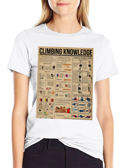 Climbing Knowledge Graphic T-Shirt