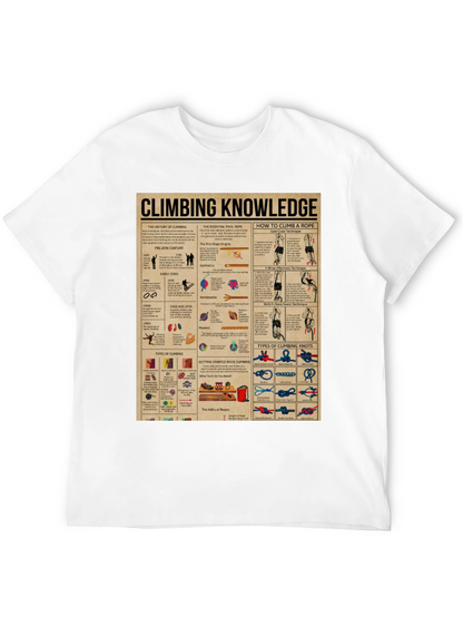 Climbing Knowledge Graphic T-Shirt