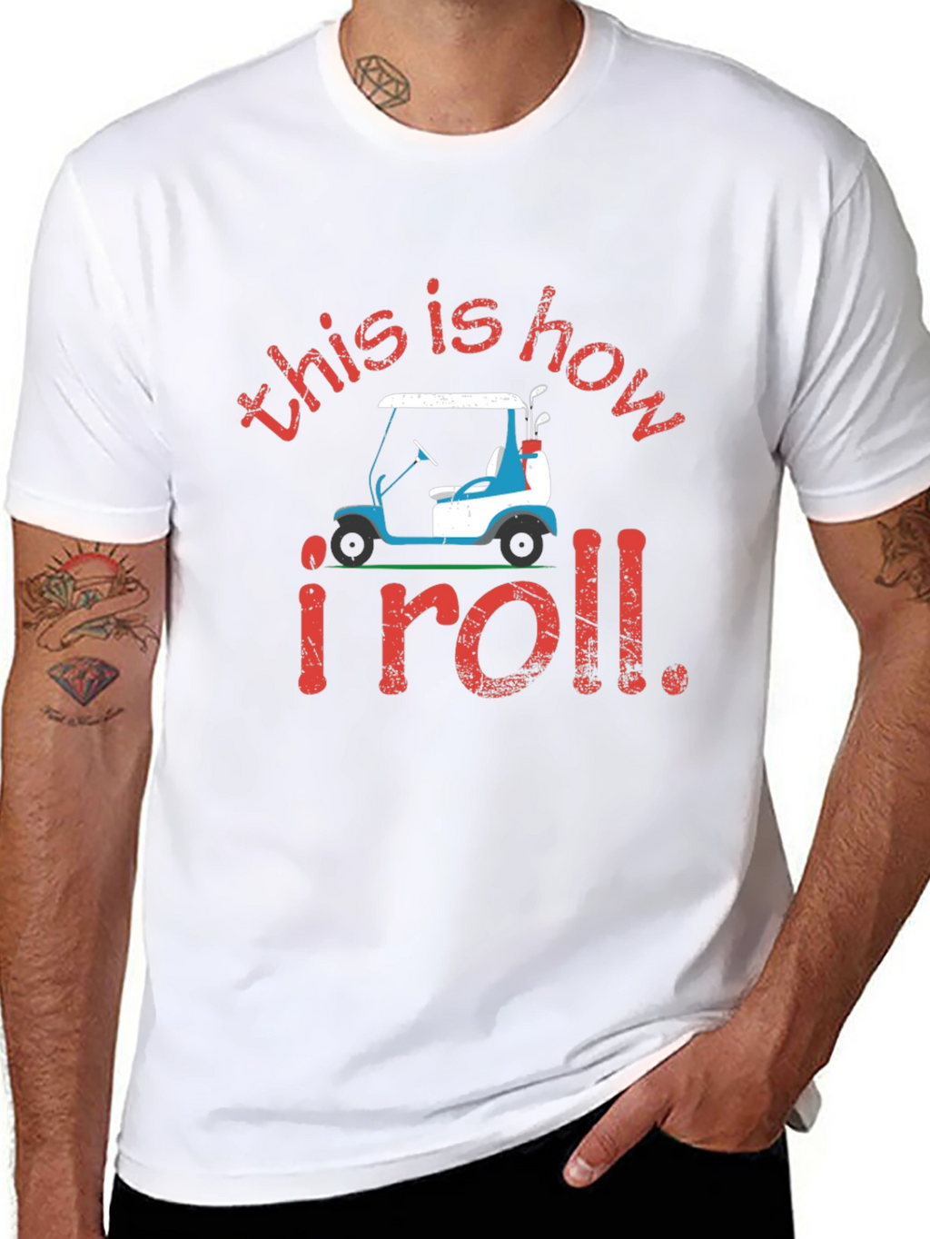 Golf Cart T-Shirt: This is How I Roll Tee