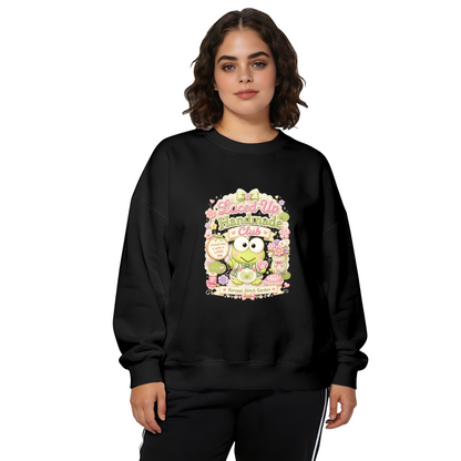 Keroppi Laced?Up Handmade Club Art Crewneck Sweatshirt