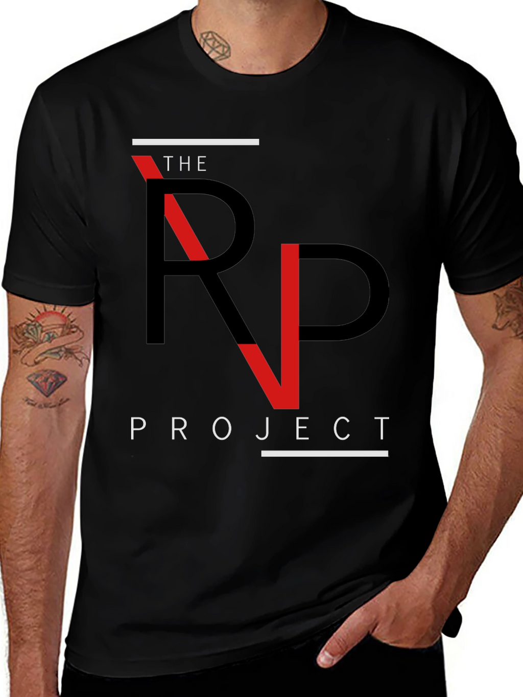 The RP Project Black Graphic T-Shirt