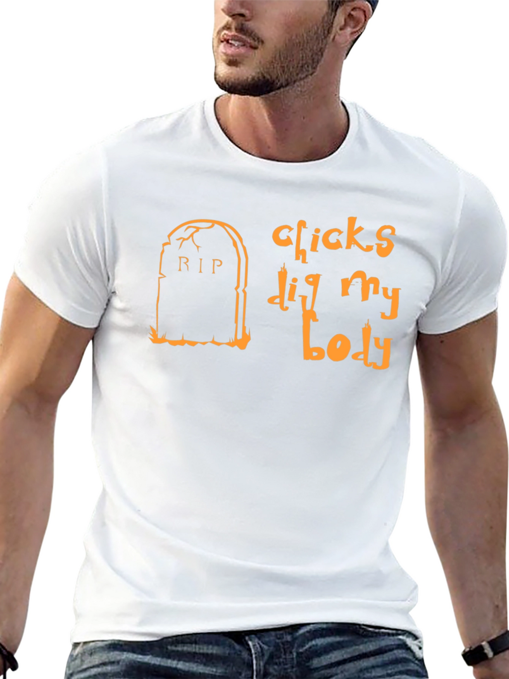 Chicks Dig My Body Halloween T-Shirt