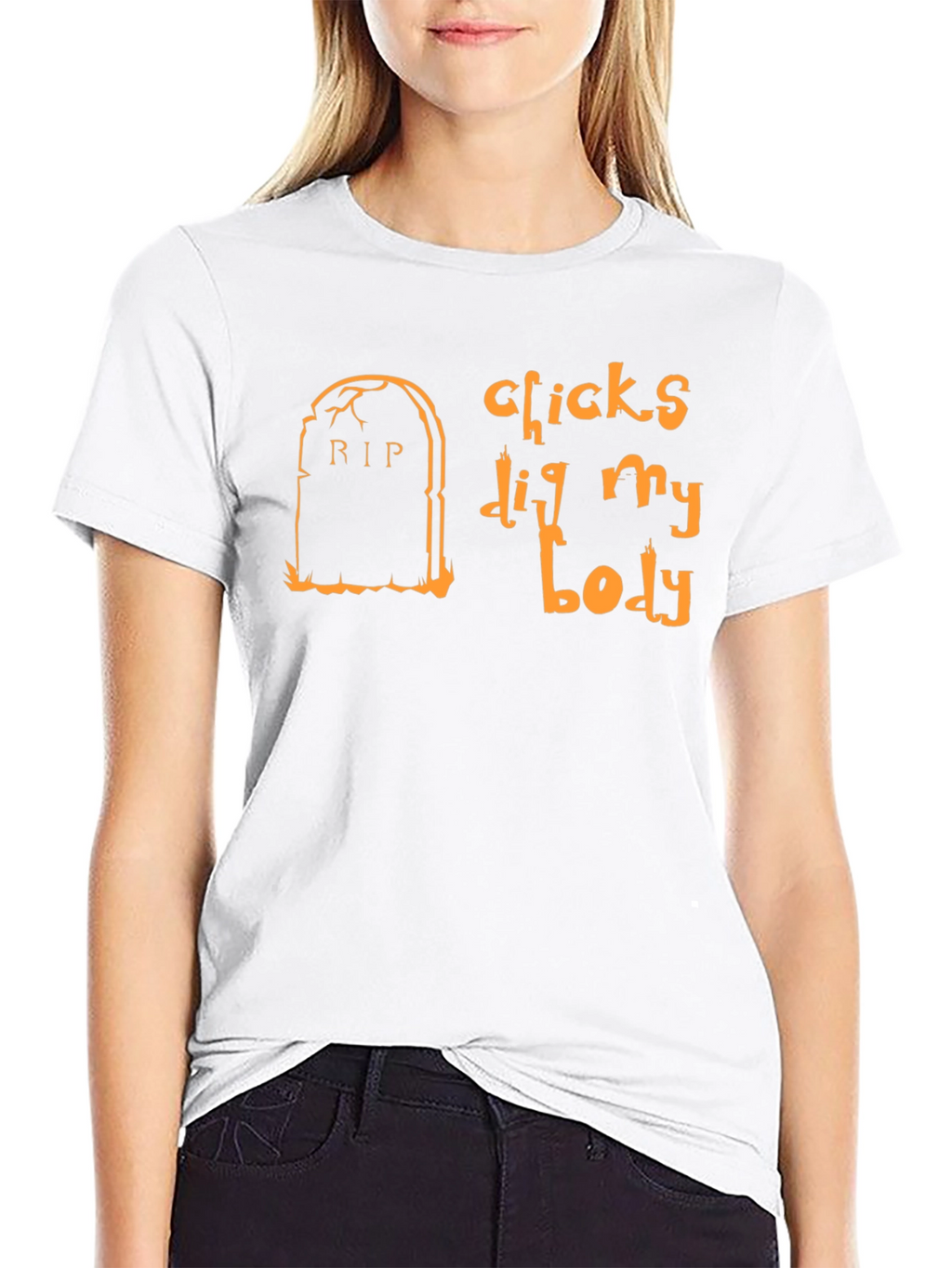 Chicks Dig My Body Halloween T-Shirt