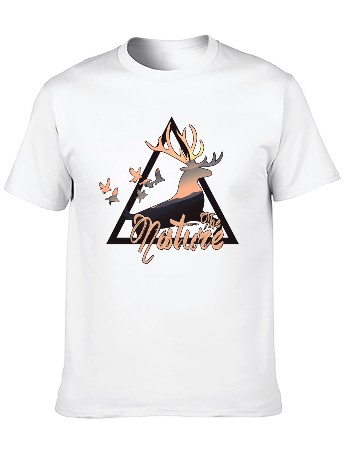 Nature Deer Graphic T-Shirt - Stylish Casual Wear
