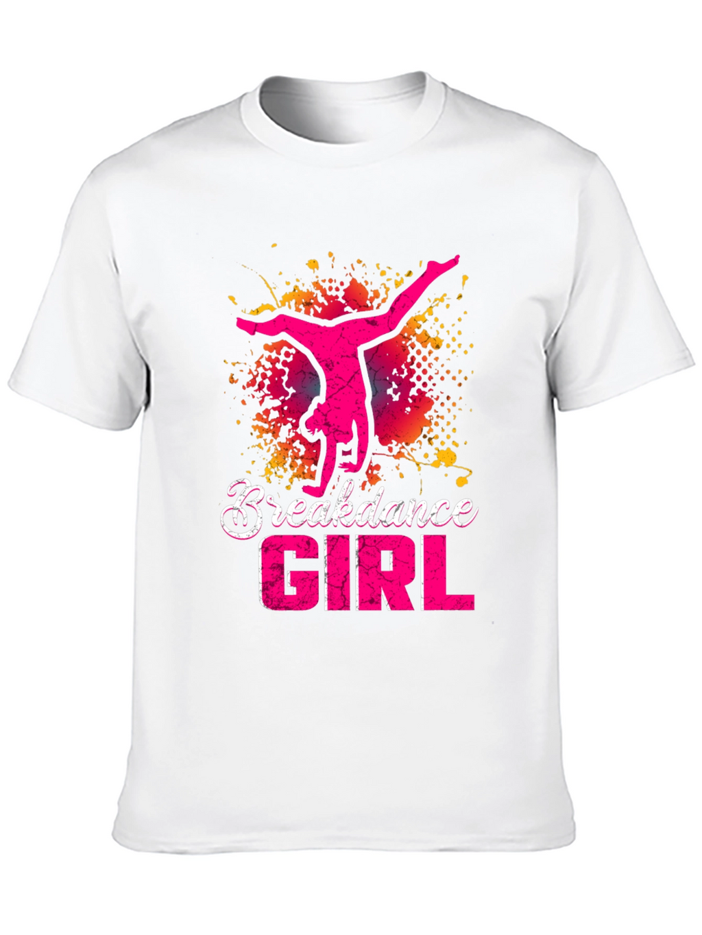 Breakdance Girl Graphic Tee - Stylish Dancer T-Shirt