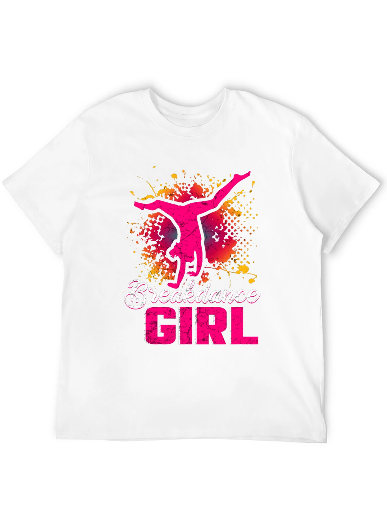 Breakdance Girl Graphic Tee - Stylish Dancer T-Shirt