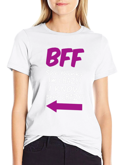 BFF Crazy Arrow Graphic Tee - Best Friend T-Shirt