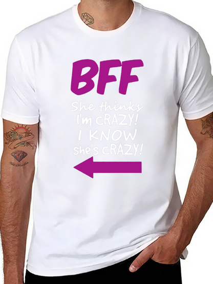 BFF Crazy Arrow Graphic Tee - Best Friend T-Shirt