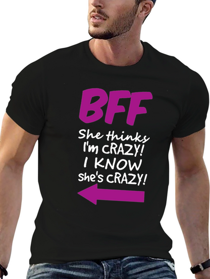 BFF Crazy Arrow Graphic Tee - Best Friend T-Shirt
