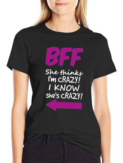 BFF Crazy Arrow Graphic Tee - Best Friend T-Shirt