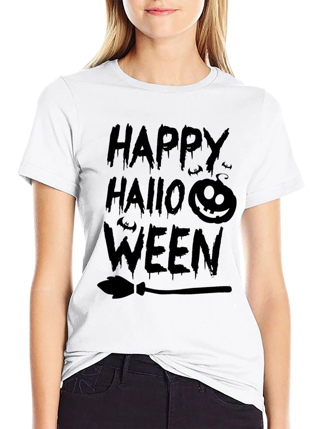 Happy Halloween T-Shirt - Spooky Design