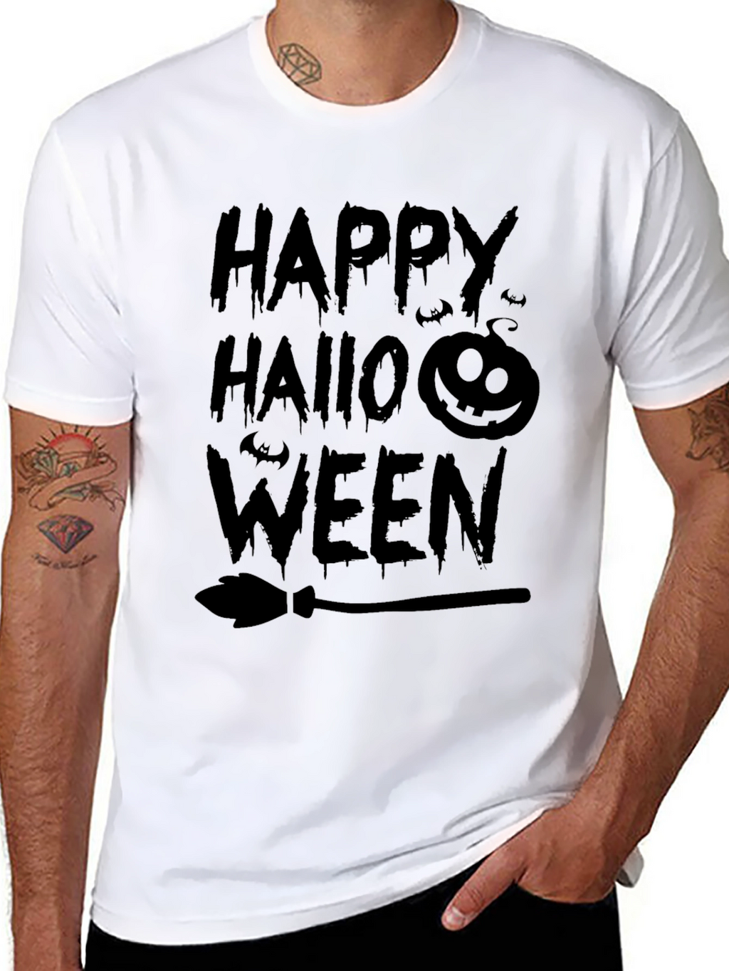 Happy Halloween T-Shirt - Spooky Design
