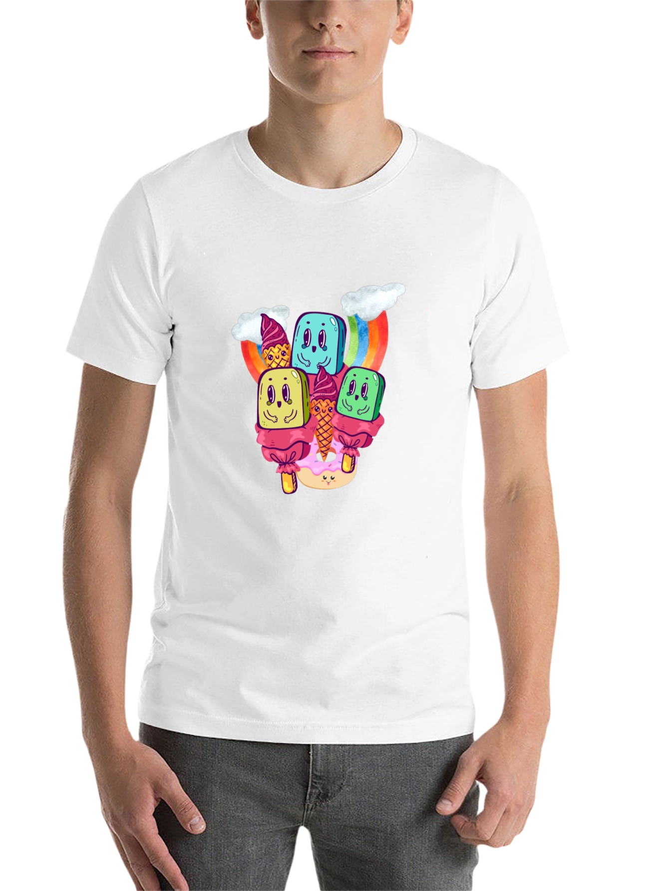 Kawaii Dessert Graphic T-Shirt