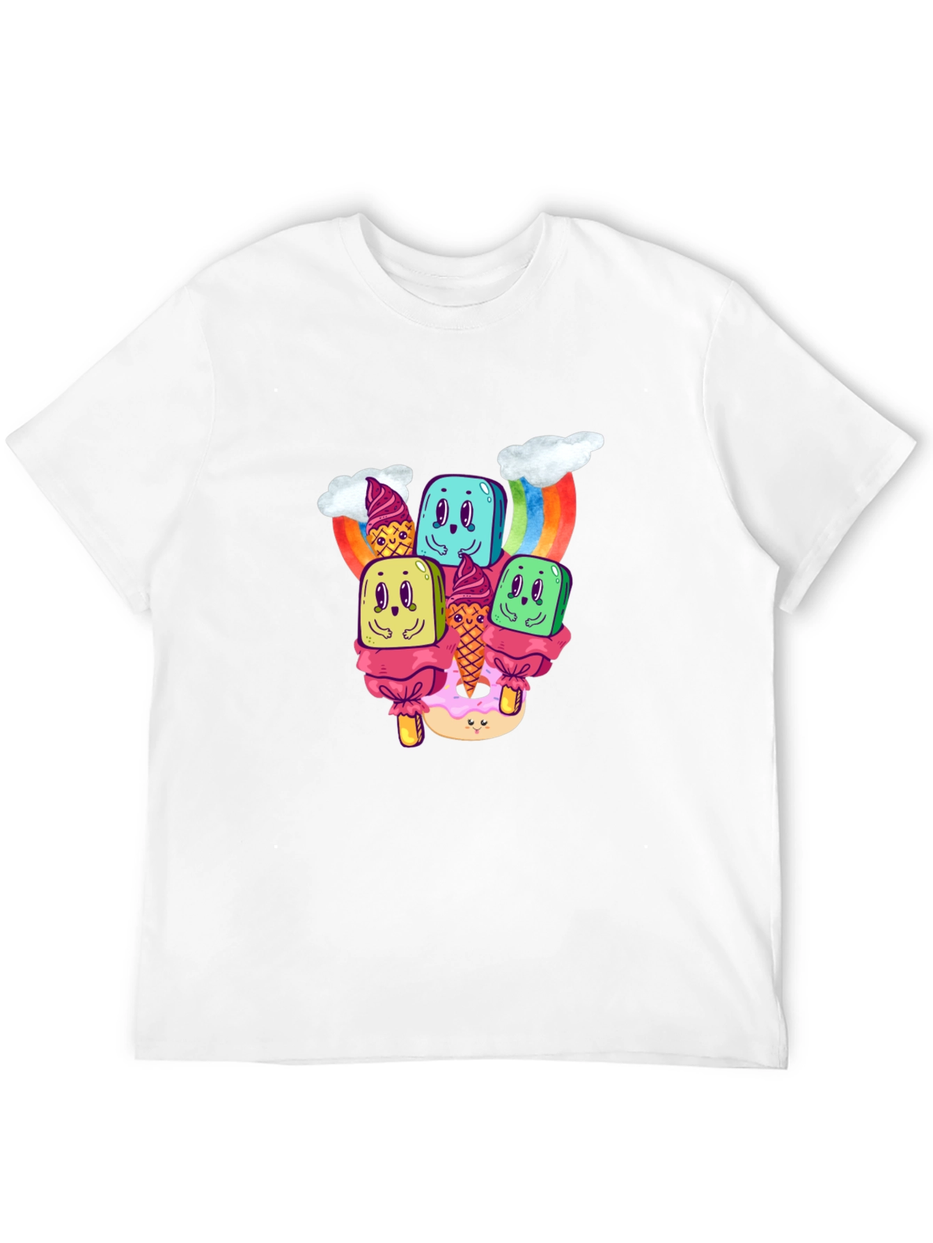 Kawaii Dessert Graphic T-Shirt