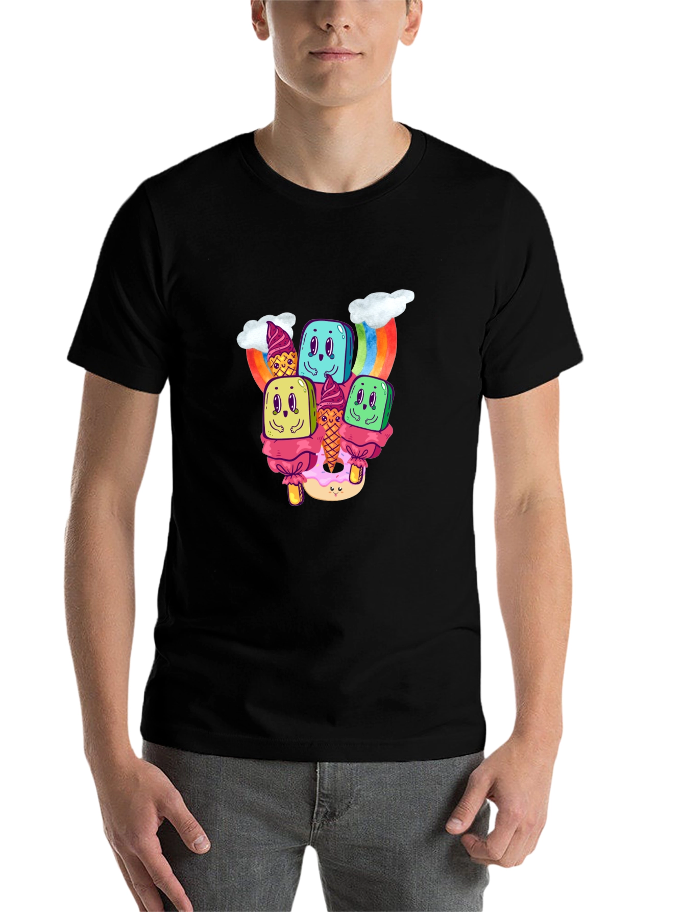 Kawaii Dessert Graphic T-Shirt