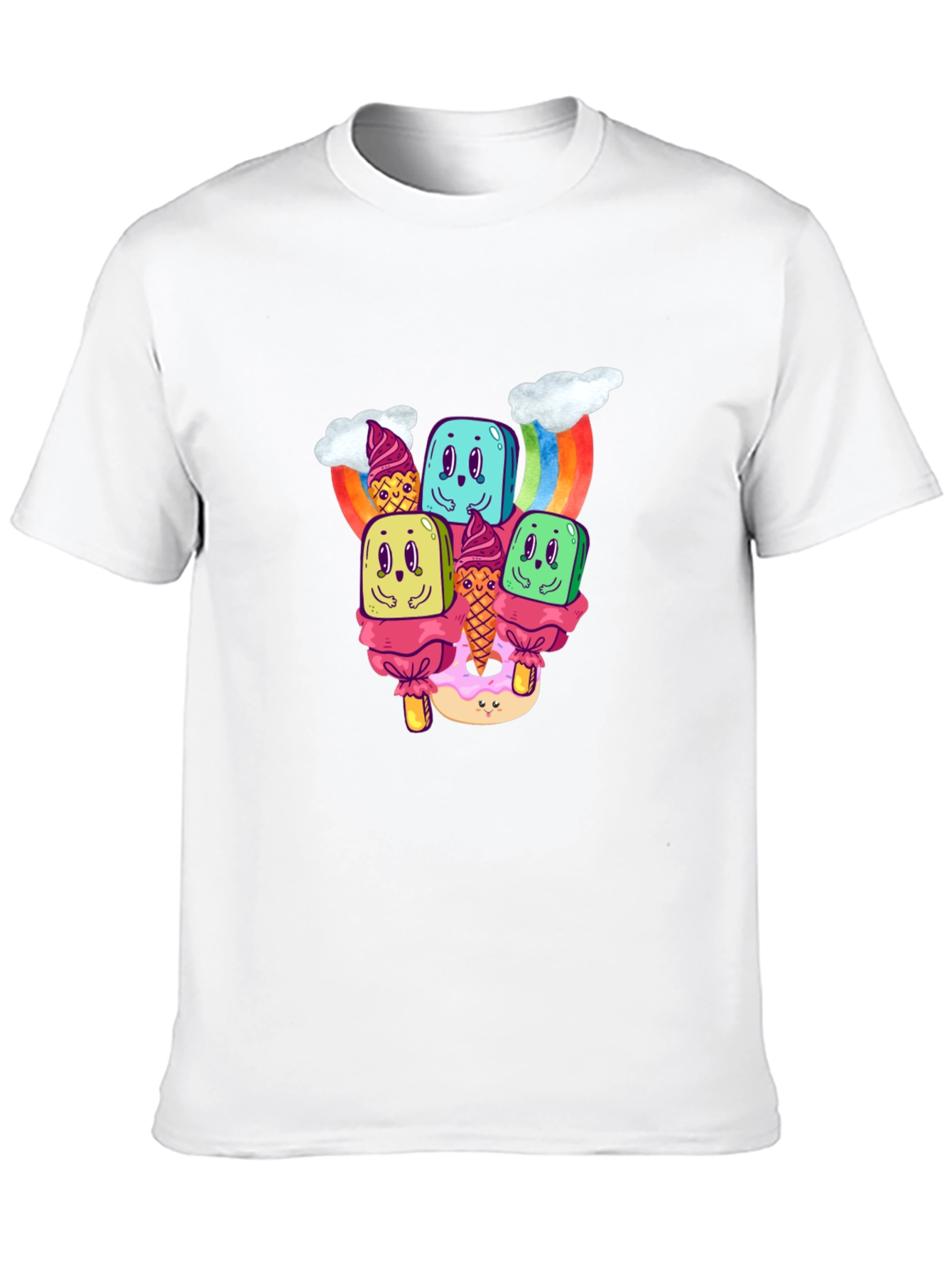 Kawaii Dessert Graphic T-Shirt