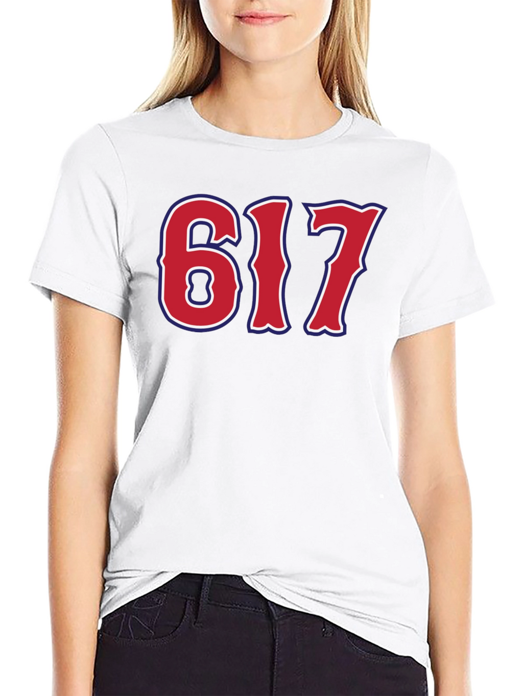 617 Boston Area Code Graphic Tee