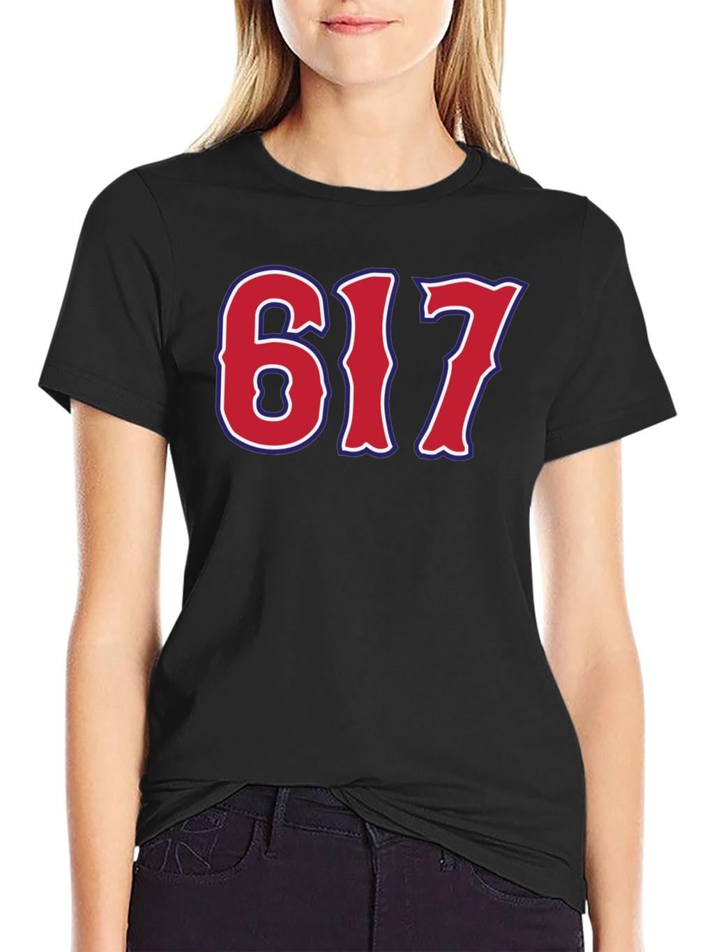 617 Boston Area Code Graphic Tee