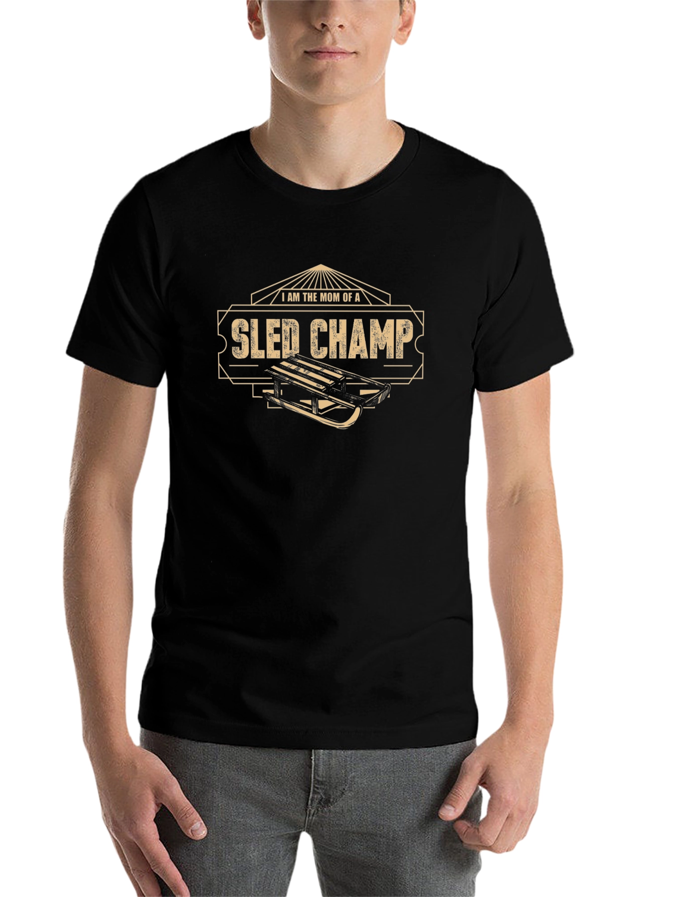 Sled Champ Mom Graphic Tee