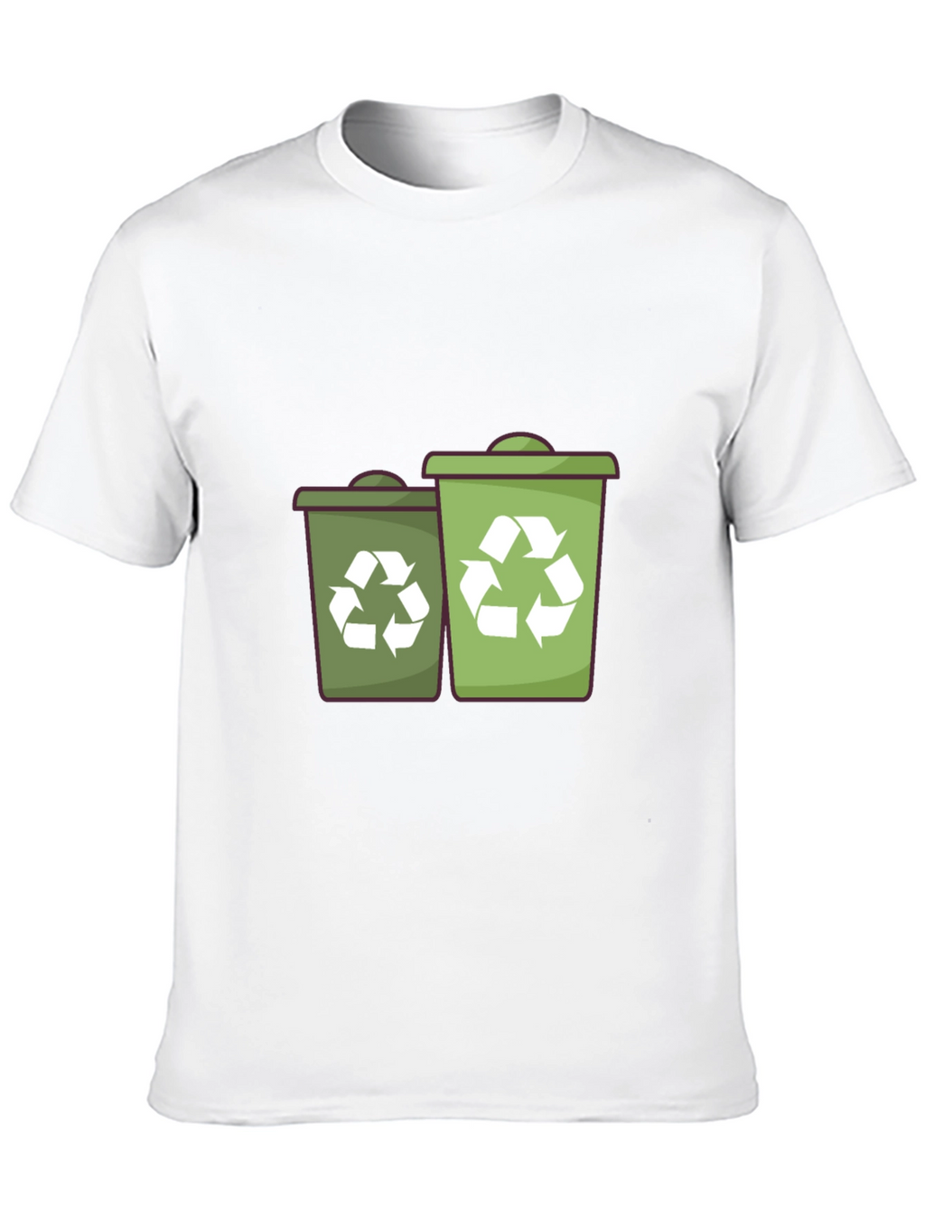Recycle Bin Graphic Tee - Eco-Friendly Style