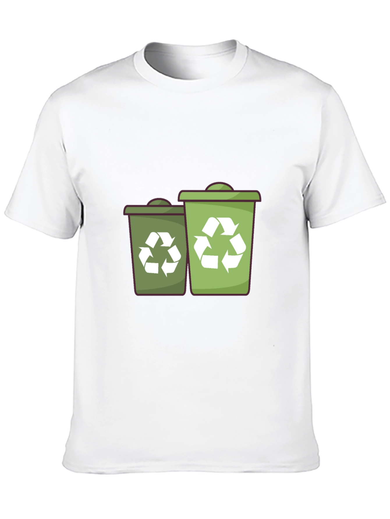 Recycle Bin Graphic Tee - Eco-Friendly Style