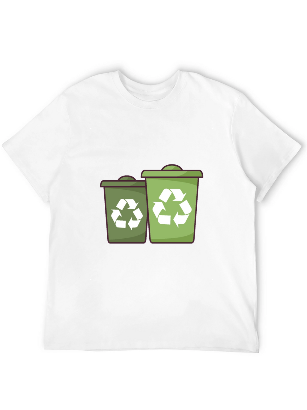 Recycle Bin Graphic Tee - Eco-Friendly Style
