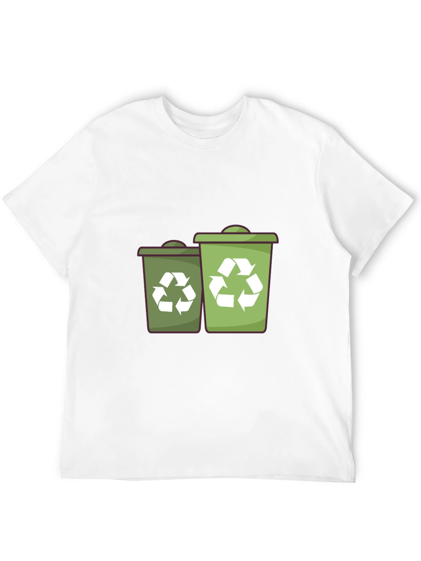 Recycle Bin Graphic Tee - Eco-Friendly Style