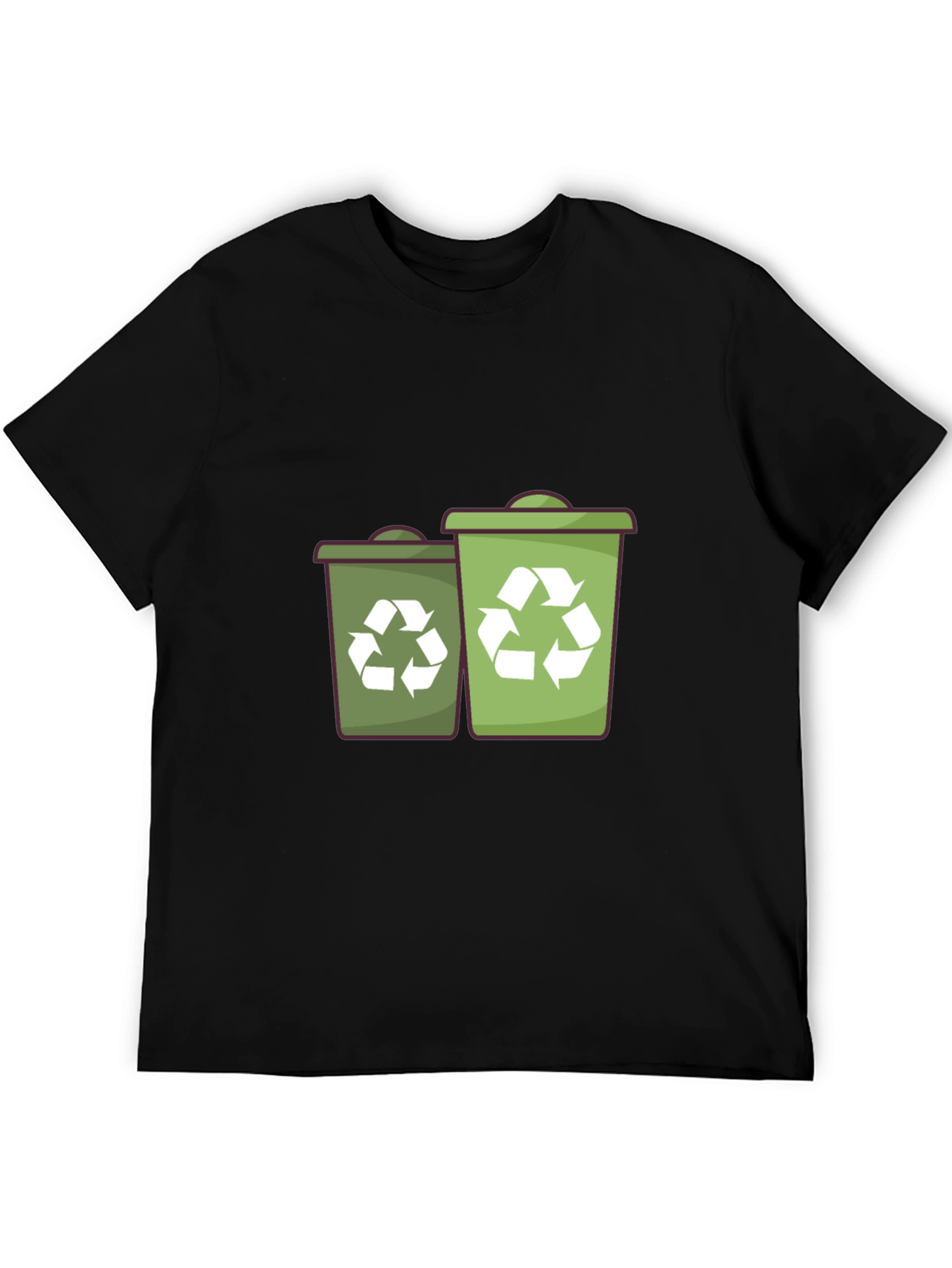Recycle Bin Graphic Tee - Eco-Friendly Style