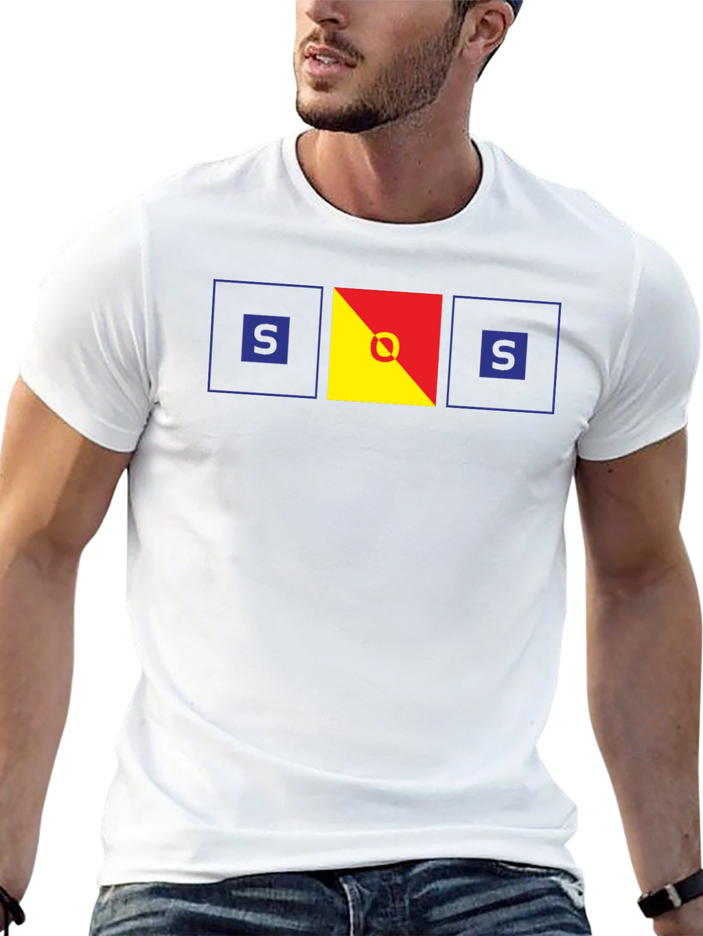 S.O.S Nautical Flag T-Shirt