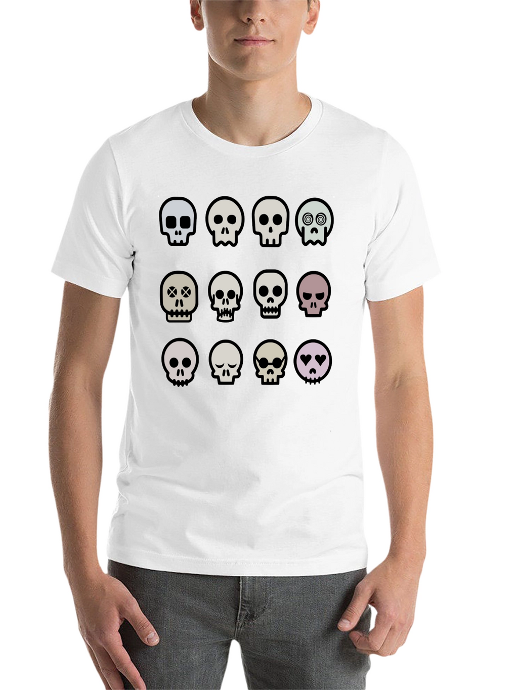 Skull T-Shirt: Quirky Graphic Tee for Unique Style