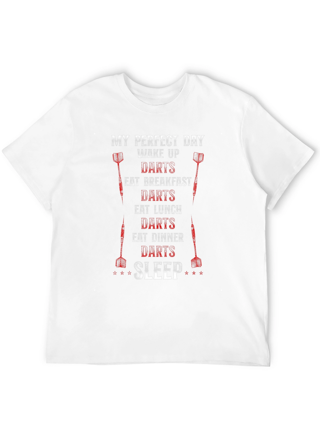 My Perfect Day Darts Graphic T-Shirt