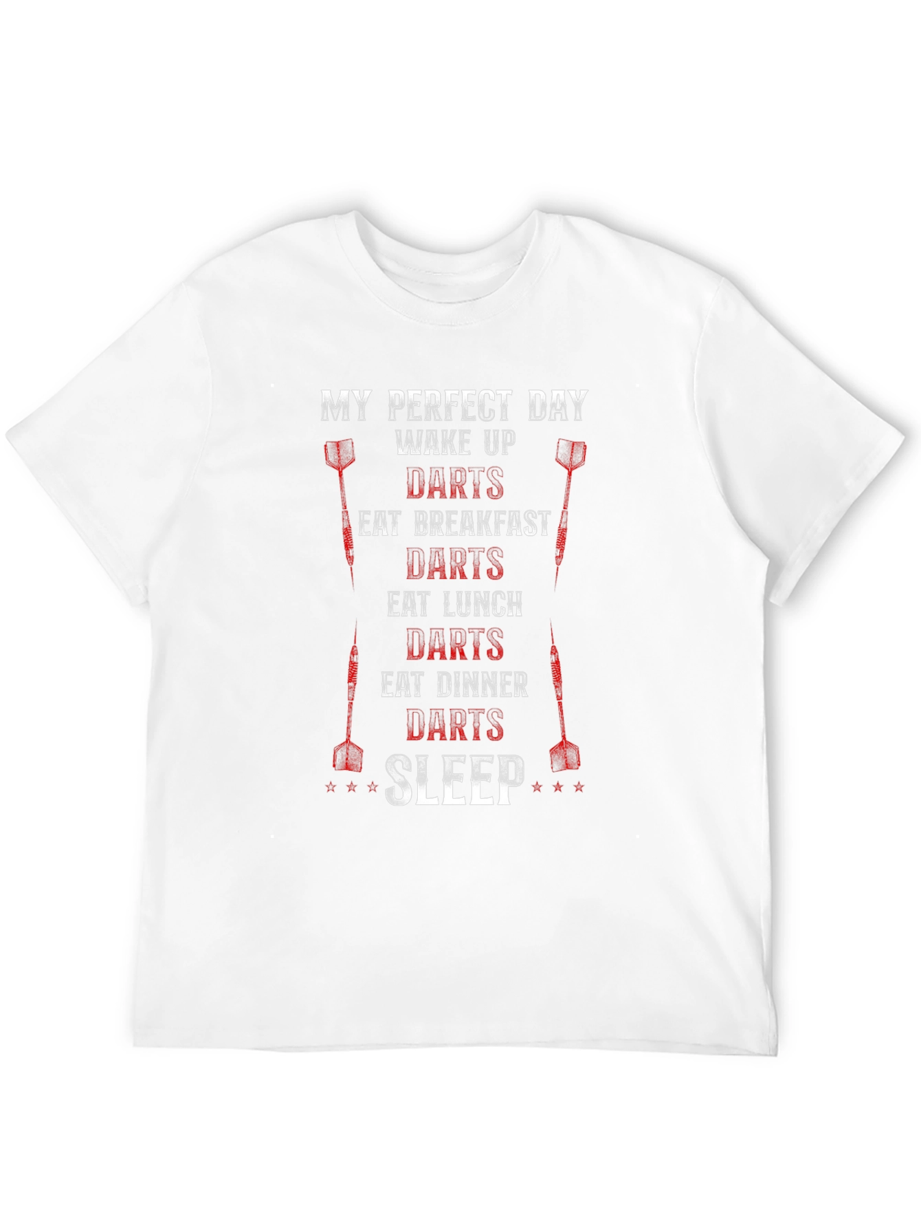 My Perfect Day Darts Graphic T-Shirt