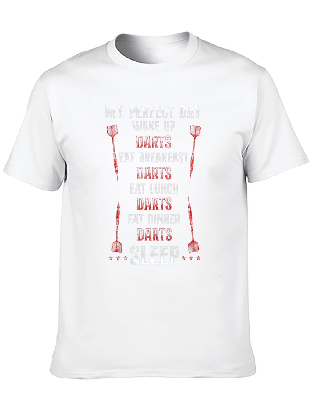My Perfect Day Darts Graphic T-Shirt