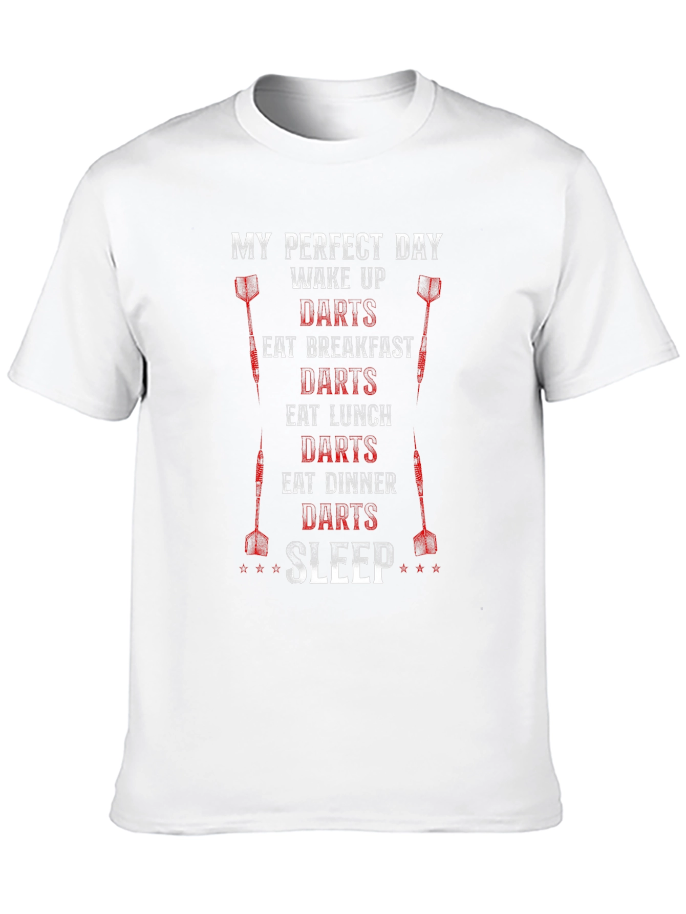 My Perfect Day Darts Graphic T-Shirt