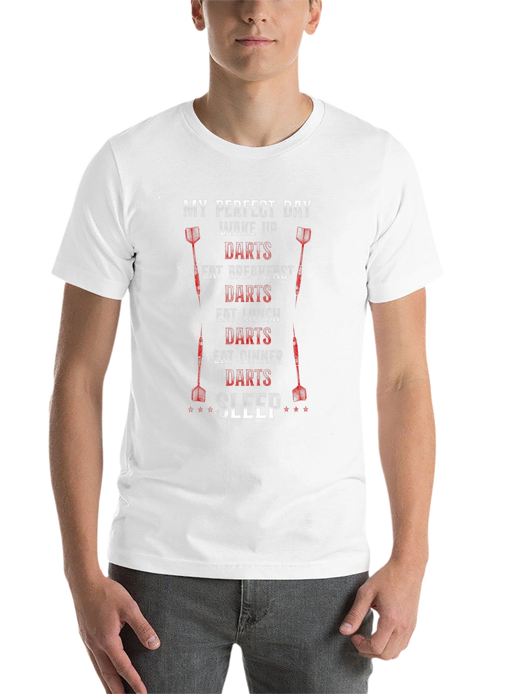 My Perfect Day Darts Graphic T-Shirt