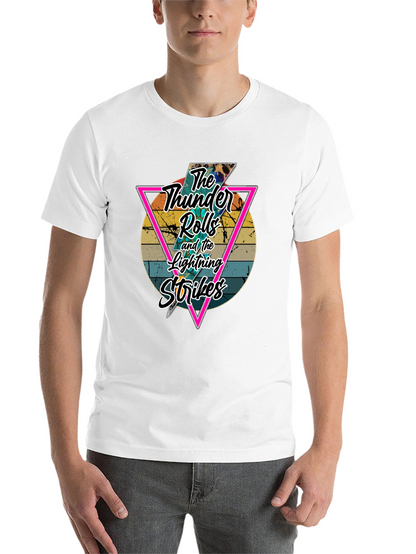 Retro Thunder Rolls Graphic T-Shirt